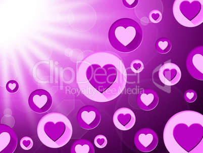 Copyspace Background Represents Valentine Day And Affection