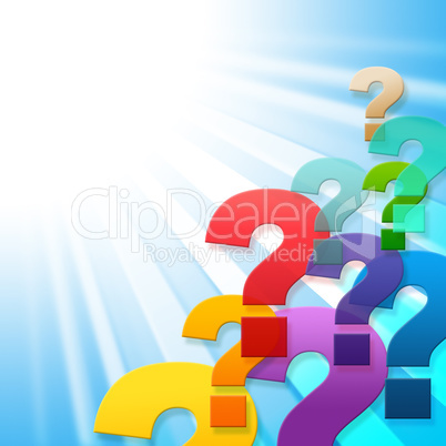 Question Marks Indicates Frequently Asked Questions And Asking