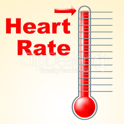 Heart Pulse Shows Degree Healthy And Heartbeat