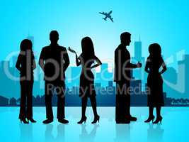 Business People Represents Buildings City And Professional