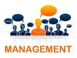 Manage Leader Indicates Authority Directors And Bosses