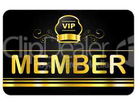 Membership Card Indicates Very Important Person And Admission