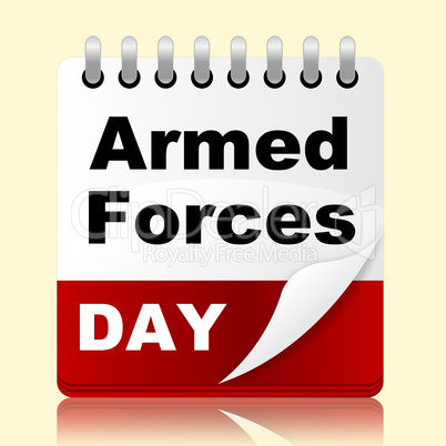 Armed Forces Day Represents Usa Calendar And Event