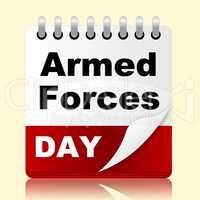 Armed Forces Day Represents Usa Calendar And Event