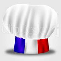 France Chef Shows Cooking In Kitchen And Euro