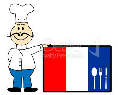 Netherlands Chef Indicates Cooking In Kitchen And Catering