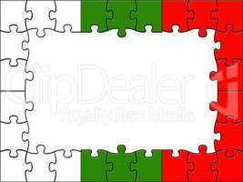 Bulgaria Jigsaw Means Blank Space And Bulgarian