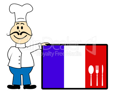 Chef France Means Cooking In Kitchen And Europe