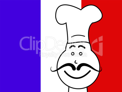 Chef France Means Cooking In Kitchen And Europe