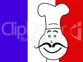 Chef France Means Cooking In Kitchen And Europe