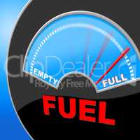 Fuel Full Shows Energy Gauge And Power