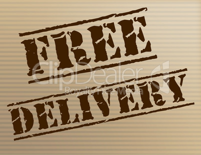Free Delivery Indicates With Our Compliments And Courier