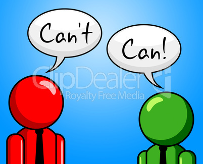 Can't Can Represents Within Reach And Achievable