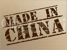 Made In China Means Factory Asia And Production