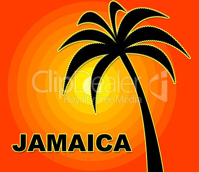 Jamaican Holiday Indicates Go On Leave And Summer