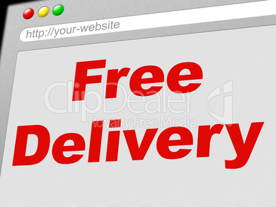 Free Delivery Means With Our Compliments And Complimentary