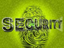 Security Fingerprint Indicates Company Id And Brand