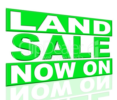 Land Sale Shows At This Time And Clearance