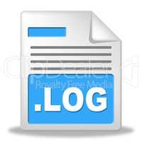 Log File Represents Organized Logbook And Organize