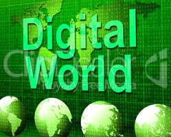 Digital World Shows High Tech And Data