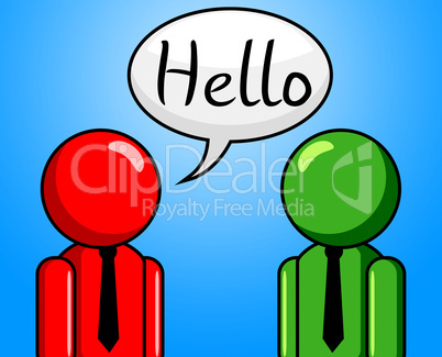 Hello Conversation Means How Are You And Consultation