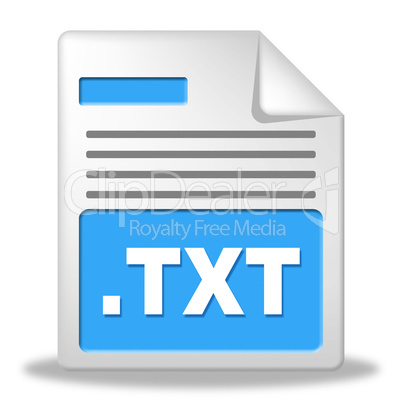 Text File Represents Folders Binder And Folder