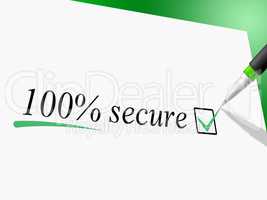 Hundred Percent Secure Shows Unauthorized Absolute And Encrypt