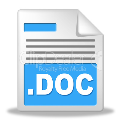 Document File Represents Archives Correspondence And Folders
