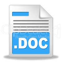 Document File Represents Archives Correspondence And Folders