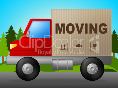 Moving Truck Means Change Of Address And Lorry