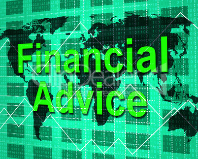 Financial Advice Indicates Help Answers And Earnings