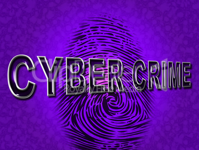 Cyber Crime Shows Malware Threat And Malicious