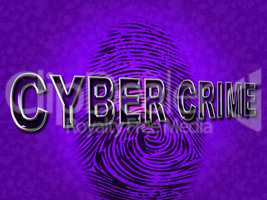 Cyber Crime Shows Malware Threat And Malicious