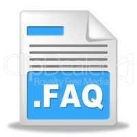 Faq File Shows Frequently Asked Questions And Administration