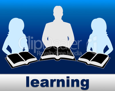 Learning Books Shows School Training And Fiction