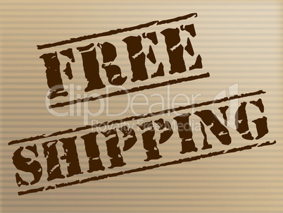 Free Shipping Shows With Our Compliments And Courier