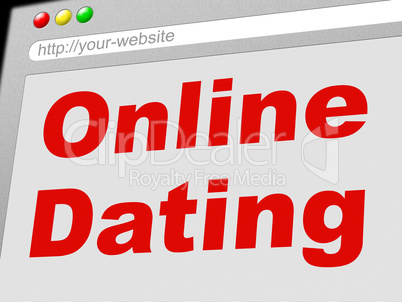 Online Dating Represents World Wide Web And Date