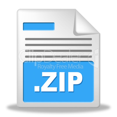 Zip File Represents Fact Organize And Files