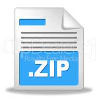 Zip File Represents Fact Organize And Files