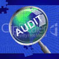 Audit Magnifier Means Auditor Searches And Magnify