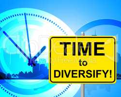 Time To Diversify Represents At The Moment And Currently