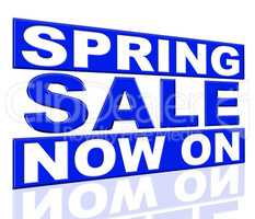 Spring Sale Means At This Time And Closeout