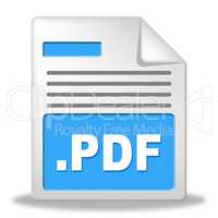 Pdf File Indicates Files Document And Folder