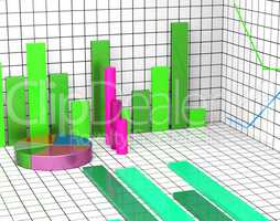 Graph Report Means Trend Financial And Profit