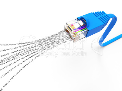 Data Connection Means Network Server And Computer