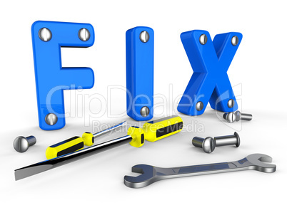 Fix Word Means Mends Mend And Maintenance