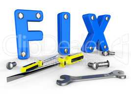 Fix Word Means Mends Mend And Maintenance