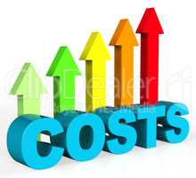 Increase Costs Shows Finances Outlay And Rise