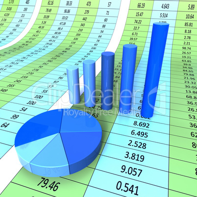 Report Graph Shows Infograph Financial And Data