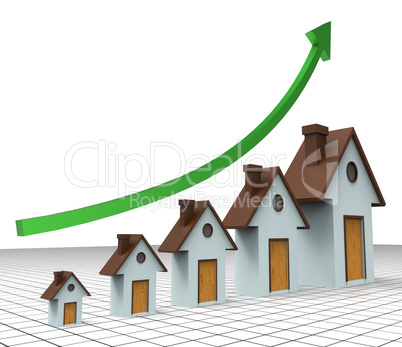House Prices Increase Means Return On Investment And Amount